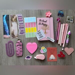 Bookish bundle gift set bookmarks, stickers & stationery